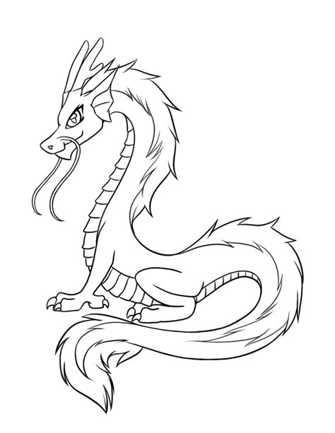 Printable Dragon Coloring Pages